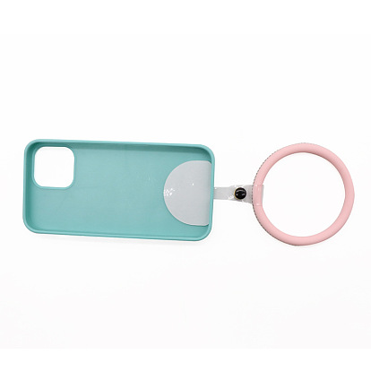 Portable Mobile Phone Shell Anti-Lost Pendant Ring, Silicone Bands