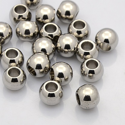 304 Stainless Steel Rondelle Spacer Beads