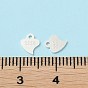 925 Sterling Silver Heart Chain Extender Connectors, Chain Tabs with S925 Stamp