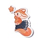 Fox Paper Stickers Set, Waterproof Adhesive Label Stickers, for Water Bottles, Laptop, Luggage, Cup, Computer, Mobile Phone, Skateboard, Guitar Stickers