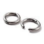 304 Stainless Steel Clip-on Earrings, Hypoallergenic Earrings, Ring