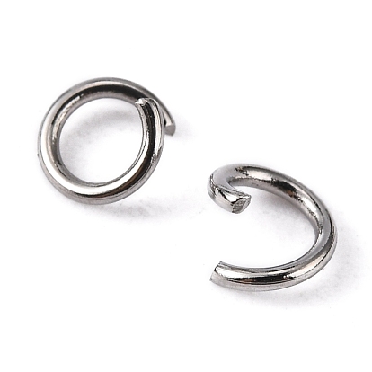 304 Stainless Steel Jump Rings, Open Jump Rings