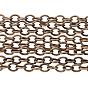 PandaHall Elite Brass Cable Chains, Soldered, Nickel Free, Long-Lasting Plated