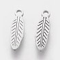 201 Stainless Steel Charms, Leaf