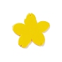 Pendentifs en acrylique opaque imprimé, fleur