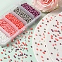 1900Pcs 5 Colors Baking Paint Glass Seed Beads, 8/0