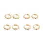Cubic Zirconia Huggie Hoop Earrings, Real 18K Gold Plated Small Hoop Earrings for Girl Women
