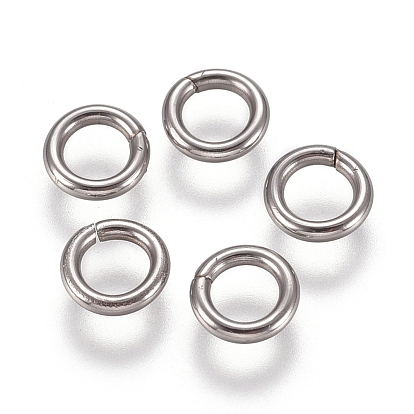 304 Stainless Steel Jump Rings, Soldered Jump Rings, Closed Jump Rings