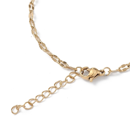 304 Stainless Steel Dapped Link Chain Bracelets for Men Women