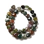Natural Indian Agate Bead Strands, Heart