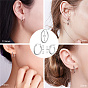 SHEGRACE 925 Sterling Silver Hoop Earrings