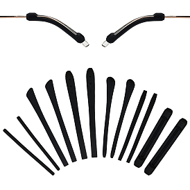 Nbeads 12 pares 6 agarre para la oreja de anteojos de silicona estilo, soporte antideslizante