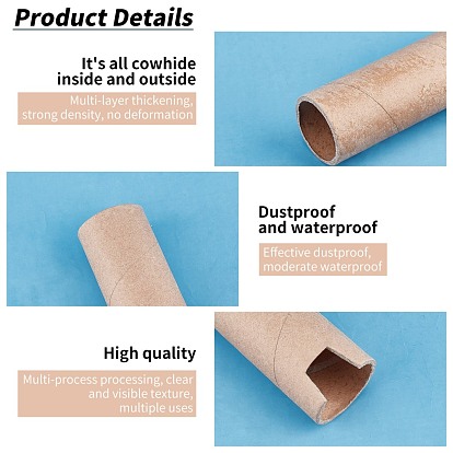 Tubo de papel, rollo de artesanía, para accesorios de fabricación de manualidades, columna
