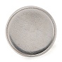 304 фурнитура из нержавеющей стали для броши, броши настройки базовых, плоско-круглые