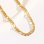 Stainless Steel Figaro Chain Necklace for Women