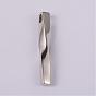 Twisted Strip 304 Stainless Steel Pendants, 40~41x6~7x6~7mm, Hole: 2x5mm