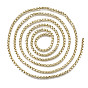 Brass Box Chains, Long-Lasting Plated, Soldered
