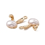 Colgantes de perlas de imitación de plástico abs, con fornituras de aleación, encanto de cabeza de conejo