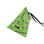 Хэллоуин мультфильм картонные коробки конфет, с шелковой лентой, подарочная коробка в виде треугольной змеи, для хэллоуинских вечеринок