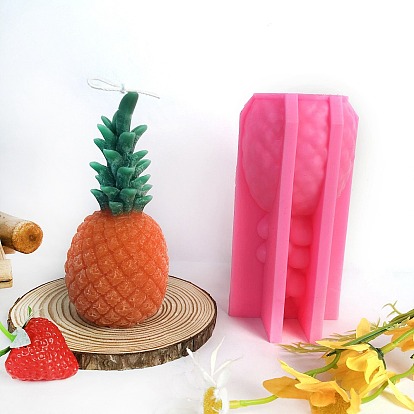 3D Pineapple DIY Silicone Candle Molds, Aromatherapy Candle Moulds, Scented Candle Making Molds