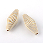 Bicone Plating Acrylic Beads, Golden Metal Enlaced, 31.5x14x13mm, Hole: 2mm, about 195pcs/500g