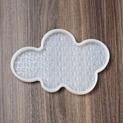 DIY Cloud Display Base Silicone Molds, Resin Casting Molds, for UV Resin, Epoxy Resin Craft Making