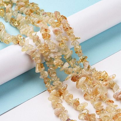 Natural Citrine Chips Beads