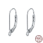 925 Sterling Silver Leverback Earrings Findings