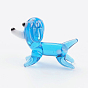 Handmade Lampwork Puppy Home Display Decorations, 3D Beagle Dog