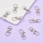 Platinum Plated Alloy Lobster Swivel Clasps For Key Ring