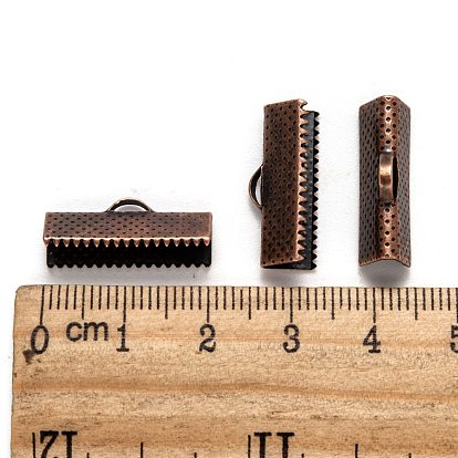 Extremos de rizado de cinta de hierro mixto, 8x20 mm, agujero: 2 mm, Sobre 270 unidades / 200 g