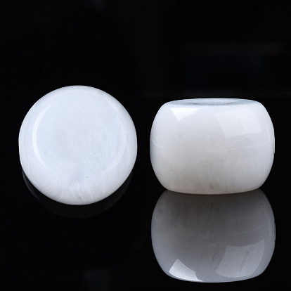 Perles acryliques, style de pierres fines imitation, colonne