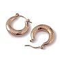 304 Stainless Steel Round Hoop Earrings for Women