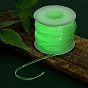 Luminous PVC Synthetic Rubber Cord, No Hole, with Spool, Flat