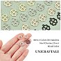 Unicraftale 40Pcs 4 Colors 304 Stainless Steel Charms, Clover