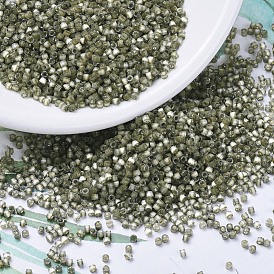 Perles miyuki delica, cylindre, perles de rocaille japonais, 11/0, émaillé de soie