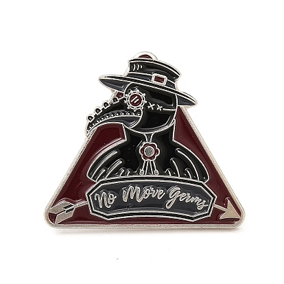 Plague Doctor Enamel Pin, Alloy Brooch for Clothes Backpack