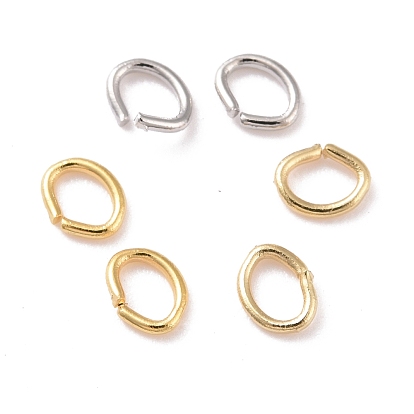 Brass Jump Rings, Open Jump Rings, Cadmium Free & Lead Free, Oval
