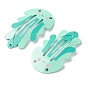 Baking Painted Iron Snap Hair Clips, for Children's Day, Jellyfish