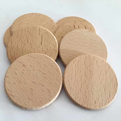 Beech Pine Wooden Boards, Wood Slice, Flat Round