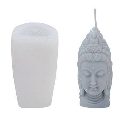 Moldes de silicona para velas diy de buda/bodhisattva, para hacer velas perfumadas