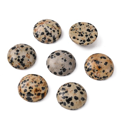 Кабошоны из камня, полукруглые / купольные, 18x7 мм