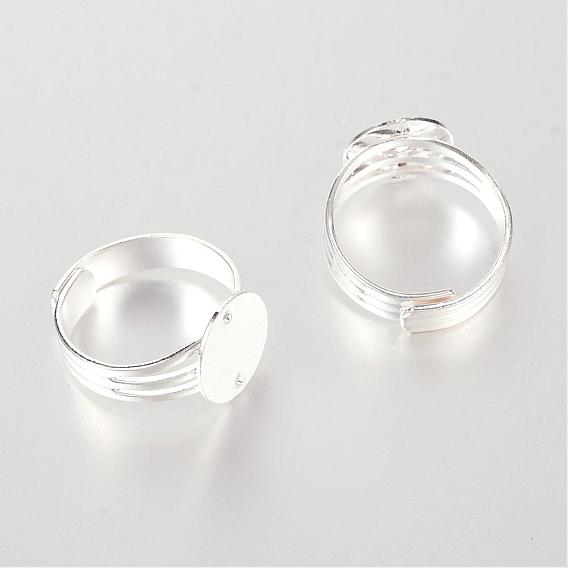 Configuración de la base del anillo de latón almohadilla ajustable, Bandeja: 12 mm, 18 mm