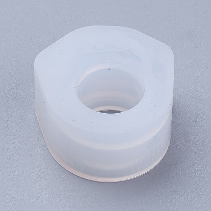Transparent DIY Ring Silicone Molds, Resin Casting Molds, For UV Resin, Epoxy Resin Jewelry Making, Diamond Shape, Size 7
