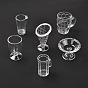 6 прозрачный пластиковый набор игровых чашек для еды, моделирование миниатюрных чашек, детские игрушки из глины
