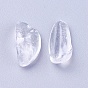 Perlas de cristal de cuarzo natural, cuentas de cristal de roca, sin perforar / sin orificio, patatas fritas
