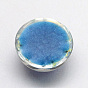 Resin Cabochons, Dome, Half Round, with Dried Flower inside, 15.5~16x7.5~8.5mm