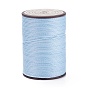 Ficelle ronde en fil de polyester ciré, cordon micro macramé, cordon torsadé, pour la couture de cuir