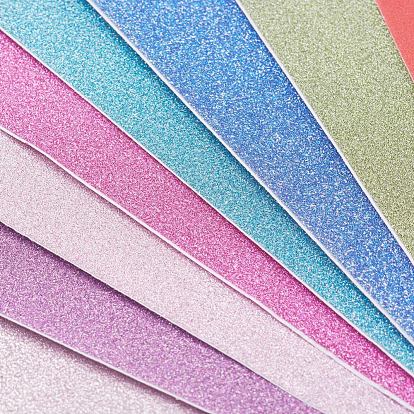 Flash Powder Cardboard Paper(No Adhesive on the back), DIY Glitter Crafts Party Decoration New Year Gifts Card