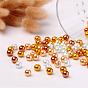 Caramel Mix Pearlized Glass Pearl Beads